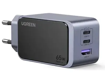 Ugreen X553 (35042) Nexode Air 65W სმარტ დამტენი არის კომპაქტური და მძლავრი მოწყობილობა თბილისი