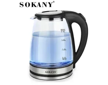 Ტექნიკის მაღაზია Elitcompany გთავაზობთ Sokany-ის მოდელს SK-1029, ეს არის ელექტრო მინი ჩაიდანი 2 ლიტრ თბილისი
