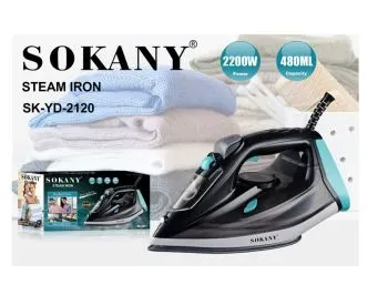 Sokany SK-2120 მოდელის უთოა სახლის ტექნიკის, რომელიც გამოირჩევა 2200 ვატის სიმძლავრით თბილისი
