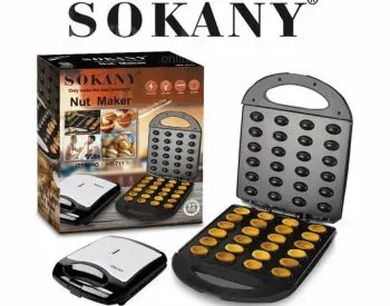 Ტექნიკის მაღაზია Elitcompany გთავაზობთ Sokany HY-711 მოდელის კაკლის ნამცხვრის საცხობ აპარატს. თბილისი - photo 1