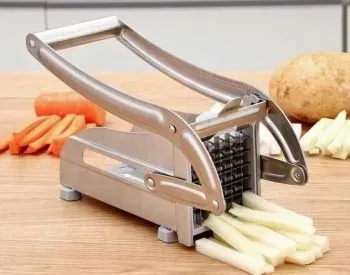 Ბოსტნეულის საჭრელი Potato Chipper 17183 გამოირჩევა მაღალი ხარისხის უჟანგავი ფოლადის მასალით და მექან თბილისი