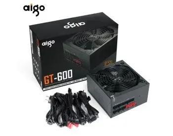 Კვების ბლოკი Aigo Gaming Power Supply 600W 80 Plus Bronze არის საიმედო მოწყობილობა თბილისი