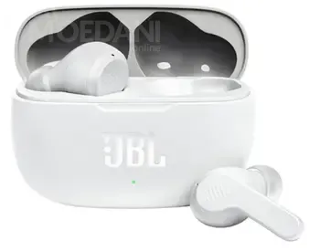 JBL Wave 200Tws True Wireless Earbuds White წარმოადგენს კომპაქტურ და კომფორტულ უკაბელო ყურსასმენებს თბილისი - photo 2