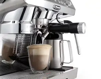 Პრემიუმ კლასის ყავის აპარატი Delonghi MC INT DL Ec9885.M შექმნილია ბარისტას დონის ყავის მომზადების თბილისი
