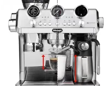 Პრემიუმ კლასის ყავის აპარატი Delonghi MC INT DL Ec9885.M შექმნილია ბარისტას დონის ყავის მომზადების თბილისი - photo 2