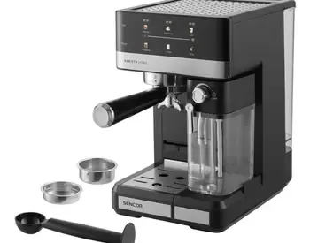 Sencor SES 4090Ss Espresso Maker წარმოგიდგენთ უნიკალურ, მაღალფუნქციურ და ძლიერ ესპრესოს აპარატს, თბილისი