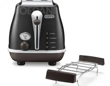 Ტოსტერი DeLonghi TP Int1 DL Ctov2103.BK (Icona Vintage სერიიდან) არის ელეგანტური და ფუნქციური მოწყობ თბილისი - photo 1