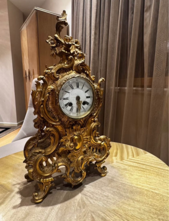 Louis XV Rococo Gilded Bracket Mantel Clock Tbilisi