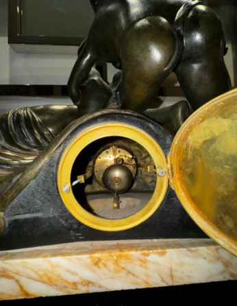"Psyche Revived by Cupid's Kiss" Antique French Figural Clock Tbilisi