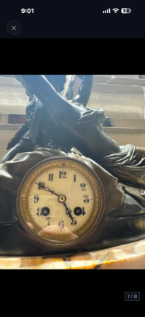 "Psyche Revived by Cupid's Kiss" Antique French Figural Clock Tbilisi