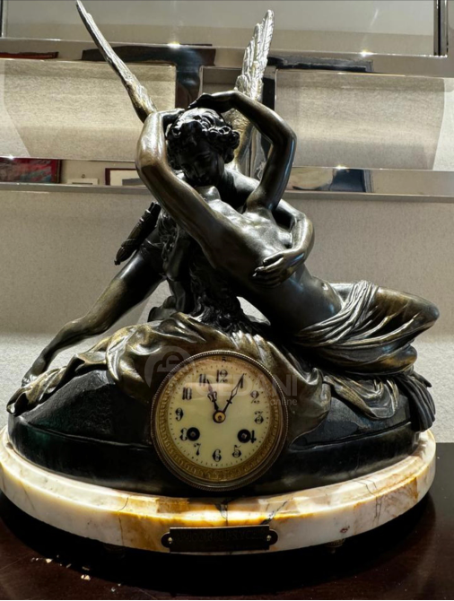"Psyche Revived by Cupid's Kiss" Antique French Figural Clock Tbilisi - photo 1