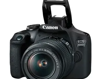 Canon EOS 2000D EF-S 18-55 IS II KIT Black — отличная цифровая зеркальная камера. Тбилиси