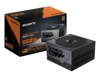 Gigabyte Gaming GP-Gme850Gm PG5 არის 850W სიმძლავრის, მაღალი ეფექტურობის კვების ბლოკი თბილისი
