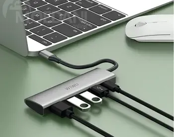 WiWU Alpha 531H Grey არის მრავალფუნქციური USB ჰაბი თბილისი - photo 2