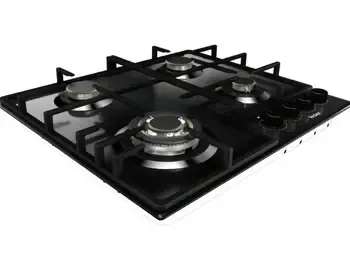 The Haier HHQ-G64Caqb gas hob features an elegant black design and high quality. Tbilisi