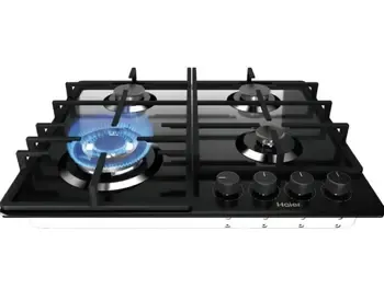 The Haier HHQ-G64Caqb gas hob features an elegant black design and high quality. Tbilisi