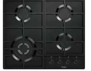 The Haier HHQ-G64Ctpb built-in gas hob is an ideal choice for the kitchen Tbilisi
