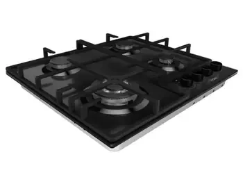 The Haier HHQ-G64Ctpb built-in gas hob is an ideal choice for the kitchen Tbilisi