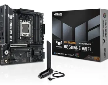 Материнская плата Asus TUF Gaming B850M-E Wifi предназначена для высокопроизводительных игровых или рабочих станций. Тбилиси
