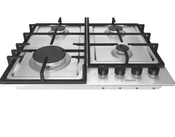 The Haier HHQ-M64Cx built-in gas hob features a modern and ergonomic design. Tbilisi