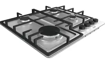 The Haier HHQ-M64Cx built-in gas hob features a modern and ergonomic design. Tbilisi