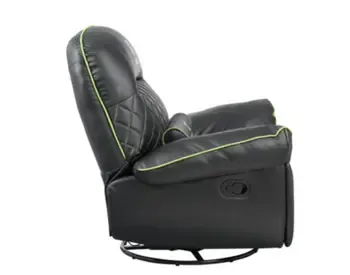 Vertex Throne Gaming Sofa Black/Green PVC წარმოადგენს თანამედროვე და კომფორტულ გეიმერულ სავარძელს თბილისი