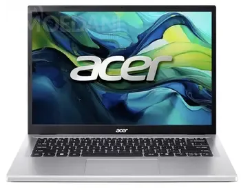 The Acer Notebook Aspire Go Ag14-71P is a stylish silver notebook that boasts power. Tbilisi - photo 1