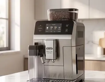 DeLonghi Ecam470.85.MB Eletta Ultra არის თანამედროვე და მაღალი ხარისხის ყავის აპარატი თბილისი