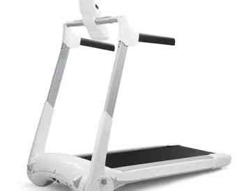 The store features a treadmill that is distinguished by its solid construction. Tbilisi