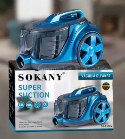 Მტვერსასრუტი Sokany SK-13005 აღჭურვილია მაღალი შეწოვის სიმძლავრით და ძლიერი 3600 ვატიანი ძრავით თბილისი