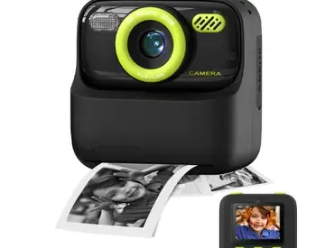Საბავშვო კამერა Instant Print Camera P79 შავი თბილისი