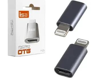 OTG ადაპტერი (Lightning to Micro USB) ISA P-05 თბილისი