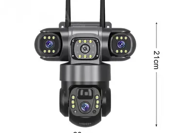 4G სათვალთვალო სამმაგი კამერა მზის პანელით Gs64 თბილისი - photo 2