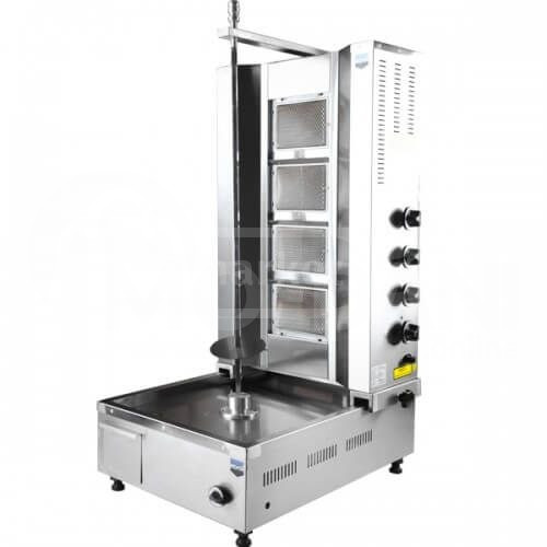 Shawarma machine with lower engine, gas, 4 burners Tbilisi - photo 1