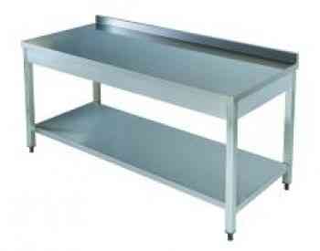 Table with stainless steel shelf 120*60 T1200S Tbilisi