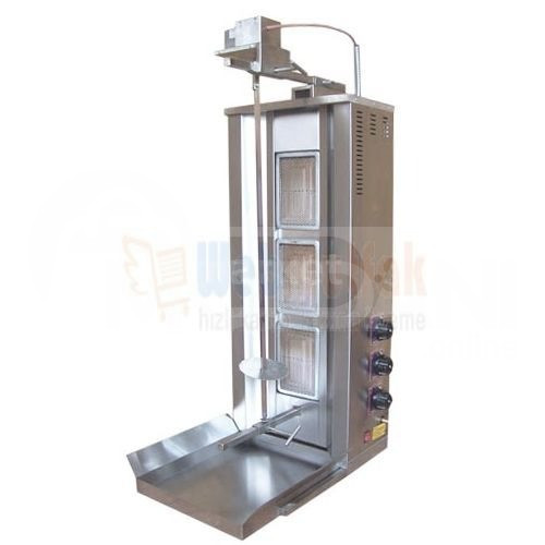 Shawarma machine with top engine, 3 burners, LPG gas Tbilisi - photo 1