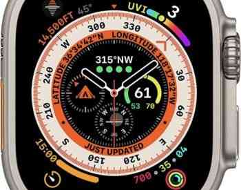Apple Watch Ultra GPS + Cellular, 49mm, Natural, Orange Alpi თბილისი