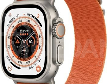 Apple Watch Ultra GPS + Cellular, 49mm, Natural, Orange Alpi თბილისი - photo 1