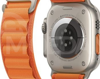 Apple Watch Ultra GPS + Cellular, 49mm, Natural, Orange Alpi თბილისი - photo 2