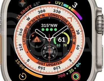 Apple Watch Ultra GPS + Cellular, 49mm, Natural, Orange Alpi თბილისი - photo 3