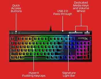HyperX Alloy Elite 2 - Mechanical Gaming Keyboard Tbilisi