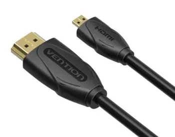 Hdmi კაბელი Vention VAA-D03-B150 Micro Hdmi Cable 1.5M Black თბილისი