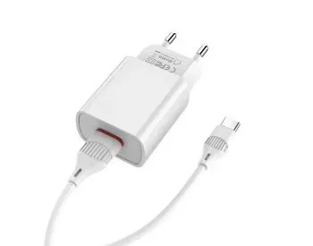 Მობილურის დამტენი Borofone Ba20A Sharp single port charger s თბილისი