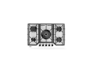 Ჩასაშენებელი გაზის ქურის ზედაპირი Marazzi Mvbh-G75S5(WG), Bu თბილისი