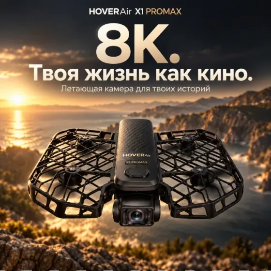 HOVERAir X1 ProMax 8K – a flying action camera for vlogging Tbilisi