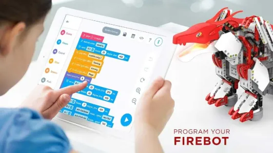 Ubtech Jimu FireBot Kit – პროგრამირებადი დრაკონის რობოტი თბილისი