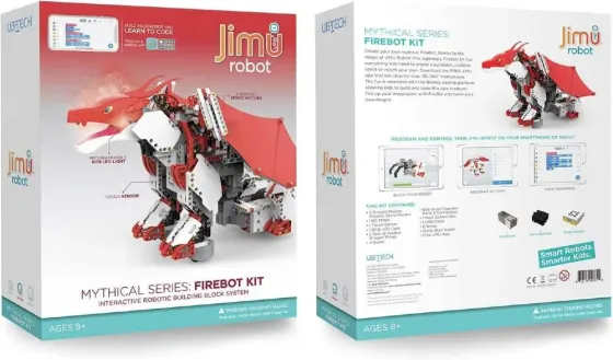 Ubtech Jimu FireBot Kit – პროგრამირებადი დრაკონის რობოტი თბილისი