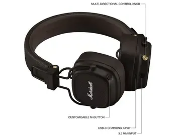 Ყურსასმენი Marshall 1006834 Major V, Headset, Wireless, Blue თბილისი