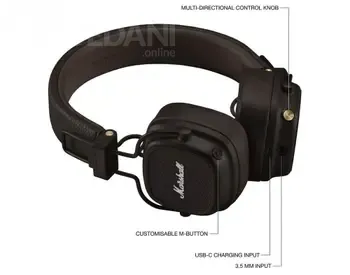 Ყურსასმენი Marshall 1006834 Major V, Headset, Wireless, Blue თბილისი - photo 5