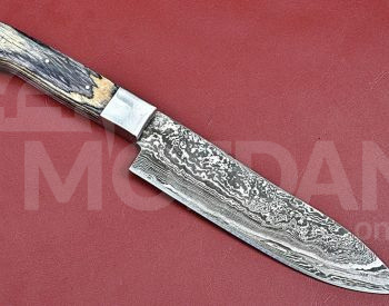 Нож поварской Дамасская сталь (ручная работа) Тбилиси - изображение 4